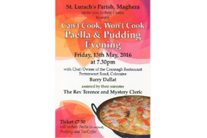Can't Cook, Won't Cook Paella & Pudding Evening
